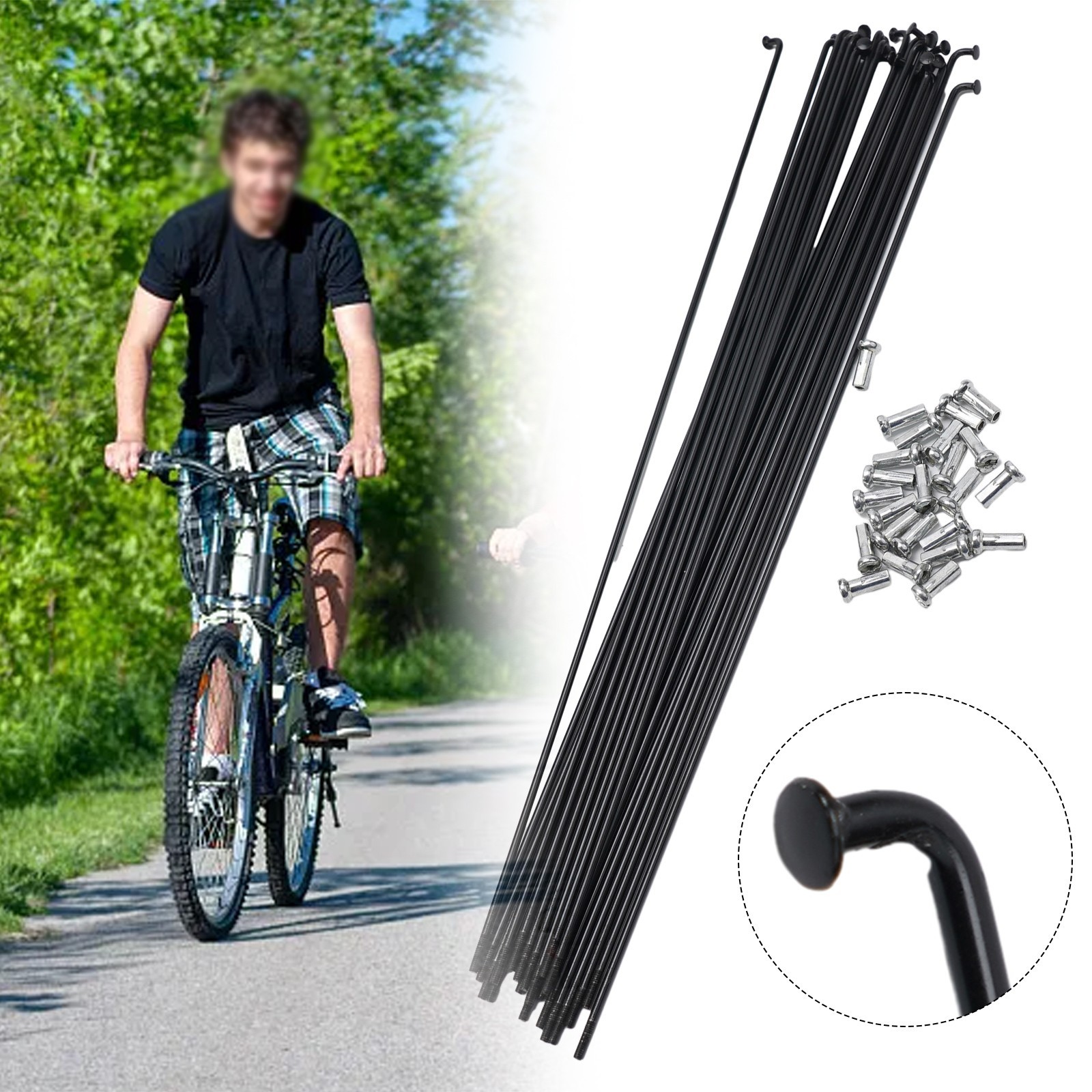 Bike Spokes 255MM 275MM 289MM Electric Bicycle Wheel For 27.5/26/29er Brand New