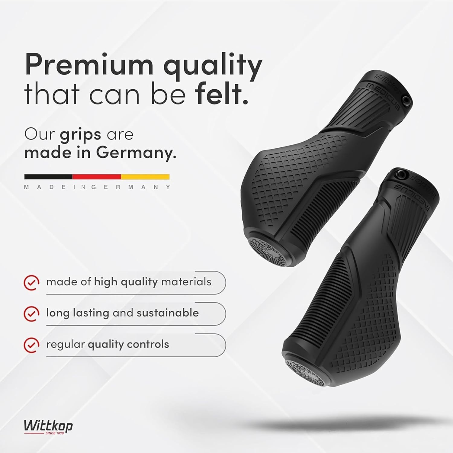 Bike Grips With Innovative 3-Zone Design – Ergonomic Non-Slip Comfort and EF…