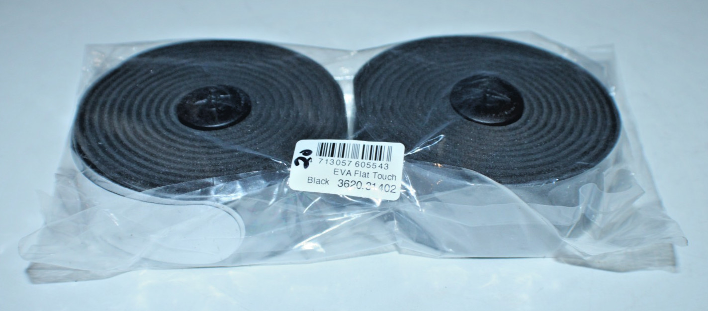 EVA Flat Touch Black Handlebar Bar Tape Bike Wrap Road Touring Free USA Shipper!