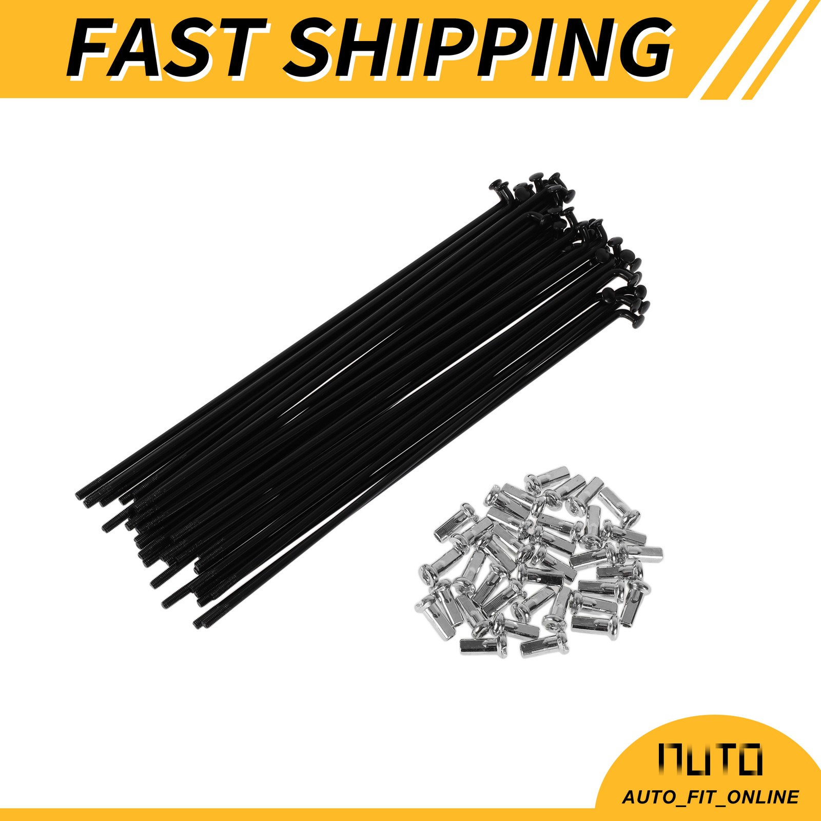 36 Set 12G Bicycle Spokes 159mm Bike Wheel Spokes 45 Steel