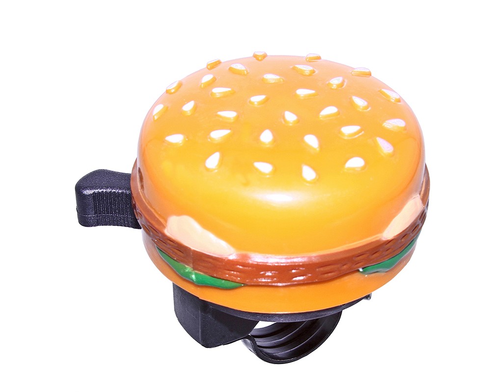 65mm Hamburger Bike Bell Alloy Lever Bicycle Bell Bolt-On Cruiser BMX