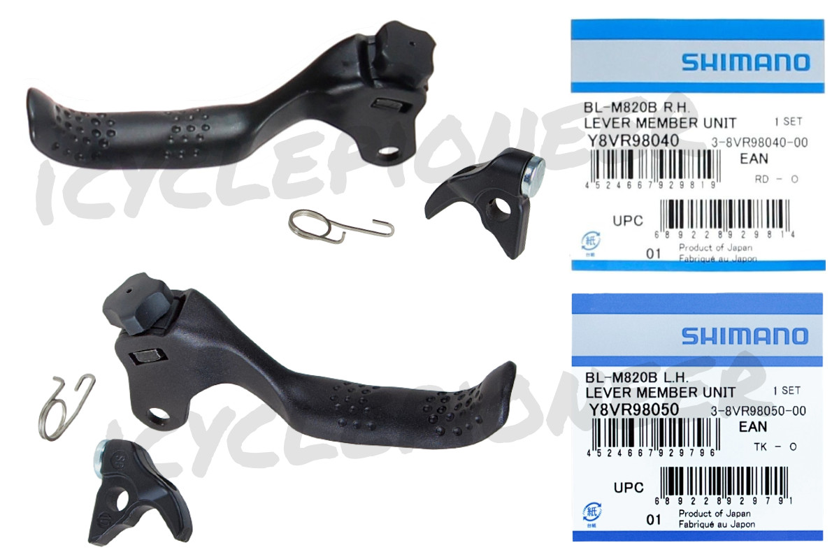 Shimano Saint BL-M820-B 10speed Left and Right Lever Member Unit Pair NEW