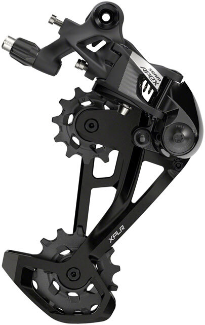 SRAM Apex XPLR Rear Derailleur – 12-Speed, Medium Cage, 44t Max, Black, D1