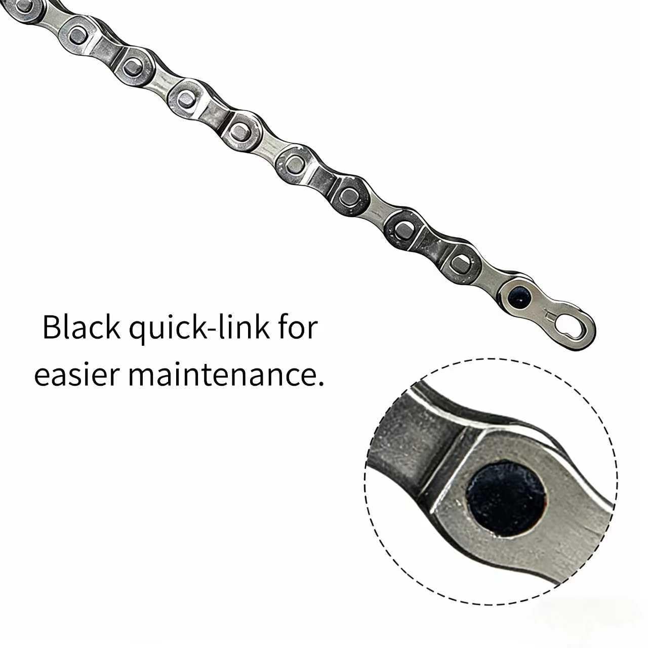 Bicycle Chain Suitable for Road Bikes, Mountain Bikes, City Bikes, Folding Bi…
