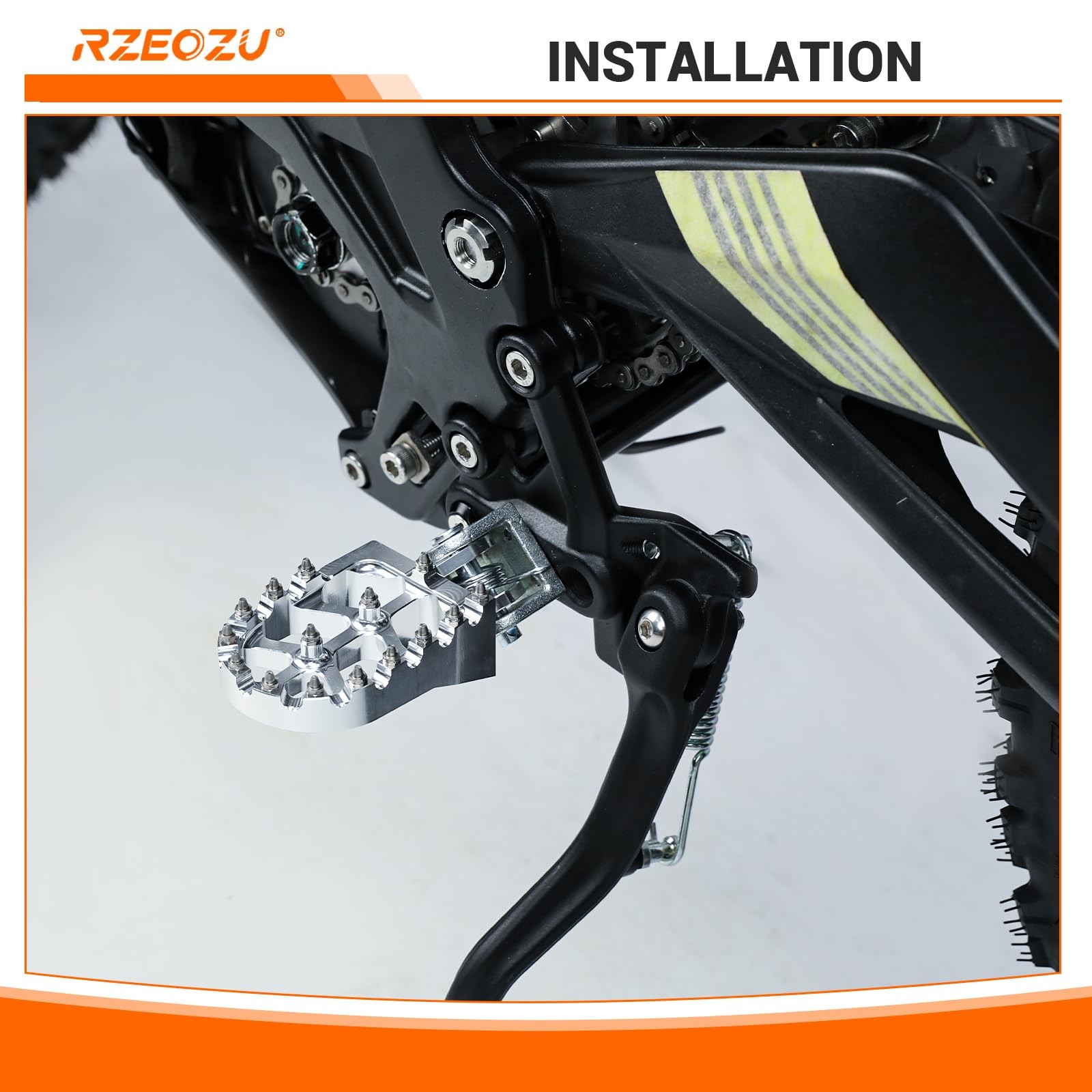 RZEOZU CNC Dirt Bike Pegs Compatible with Surron Sur Ron LBX E-Ride Pro S SS …