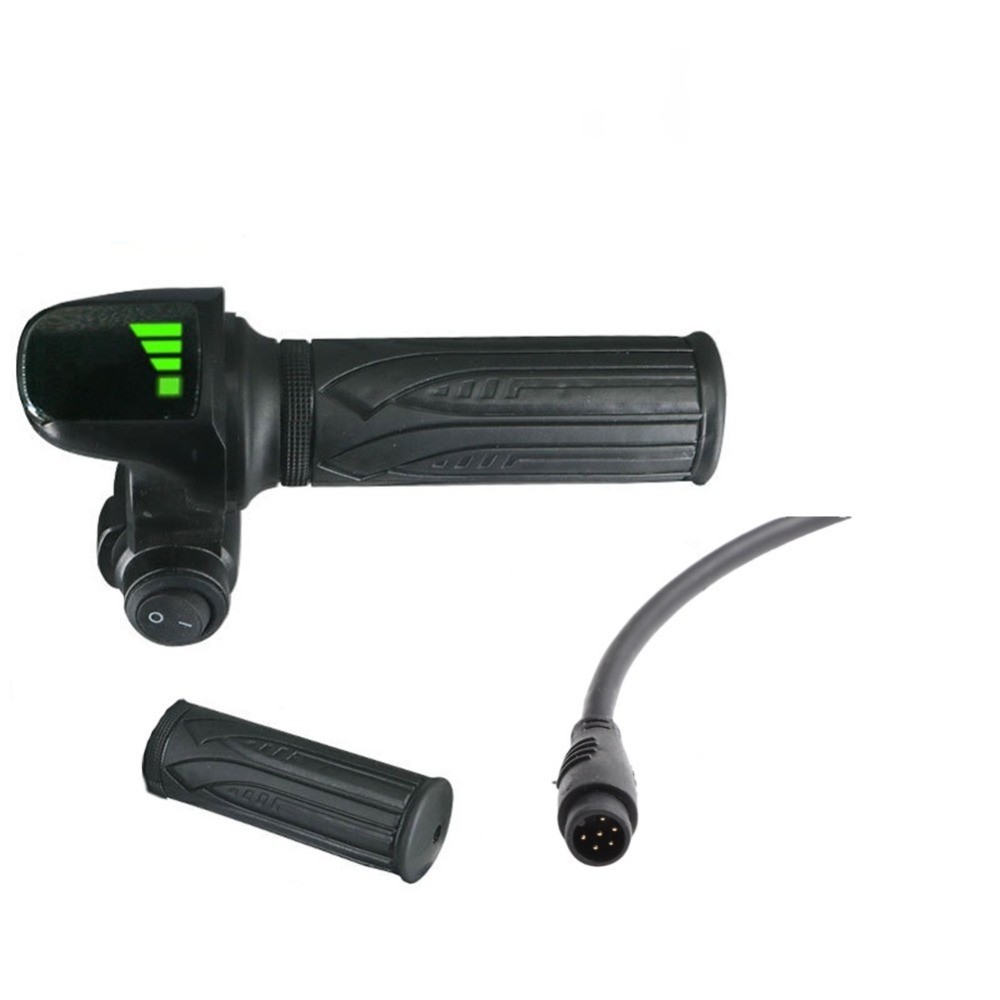 48V With Press Button And-6-Pin Electric Scooter And Bike Throttle Grip