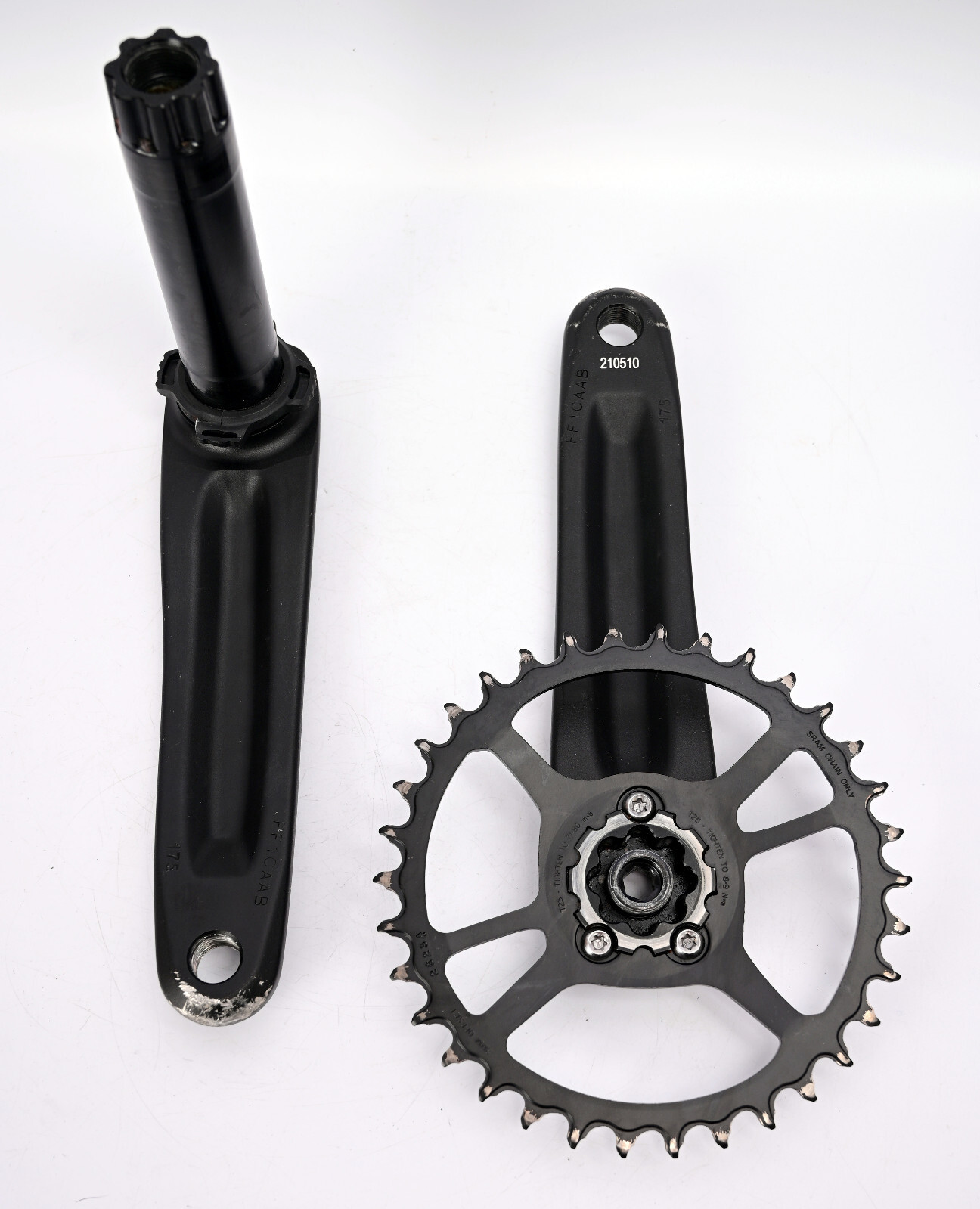 SRAM GX Eagle DUB Crankset 1x12s 175mm BOOST Lunar Gray MTB Enduro Bike