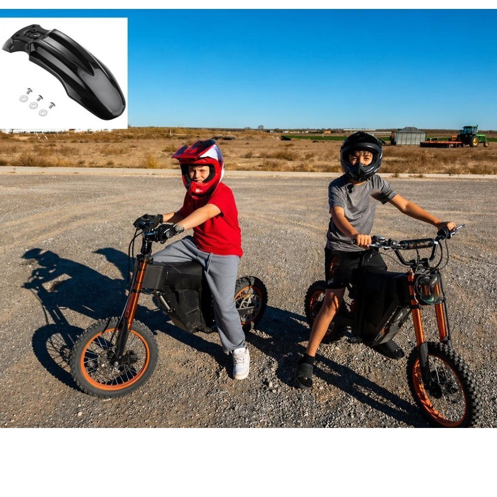 Black Motorcycle Front Mudguard for Tuttio For soleil 01 Electric Bike