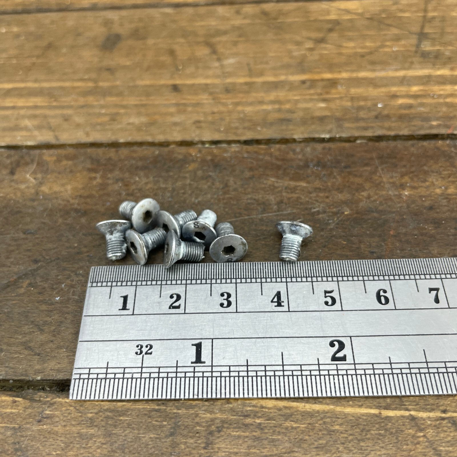 Suntour BMX Pedal Cage Screw XCII Lot 8 Vintage Cage Bolts Parts Old School BMX