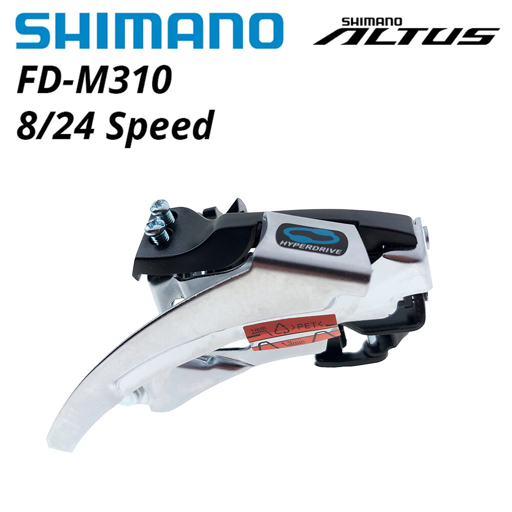 Shimano Altus FD-M310 3×7 3×8 Speed MTB Front Derailleur 31.8/34.9mm Dual Pull