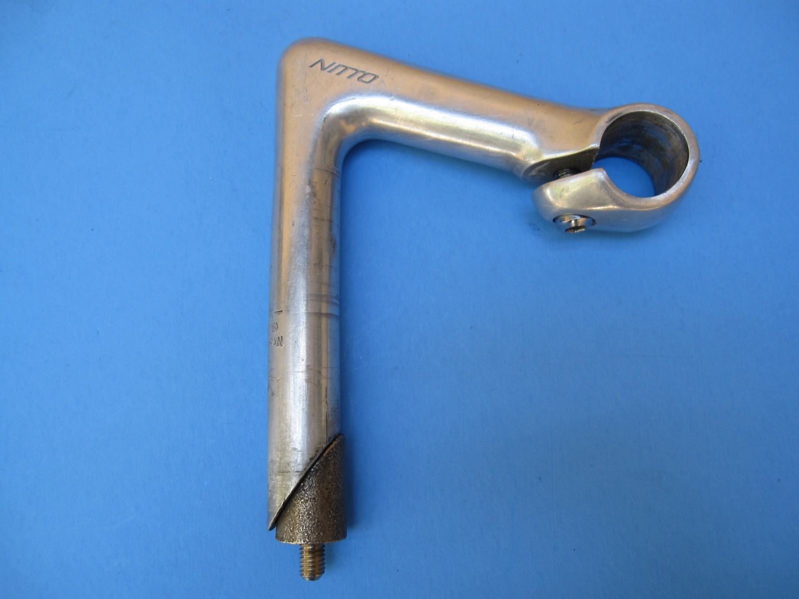 vintage Nitto 1″ stem (22.2), 105mm length, 20-degree drop, 25.4mm clamp