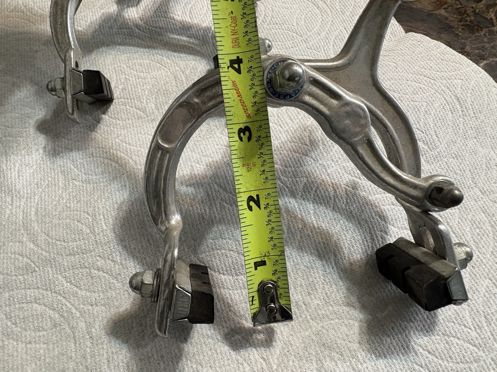 BMX 1000A Sidepull Brake Caliper PAIR Front Rear Silver used brakes APSE CHINA