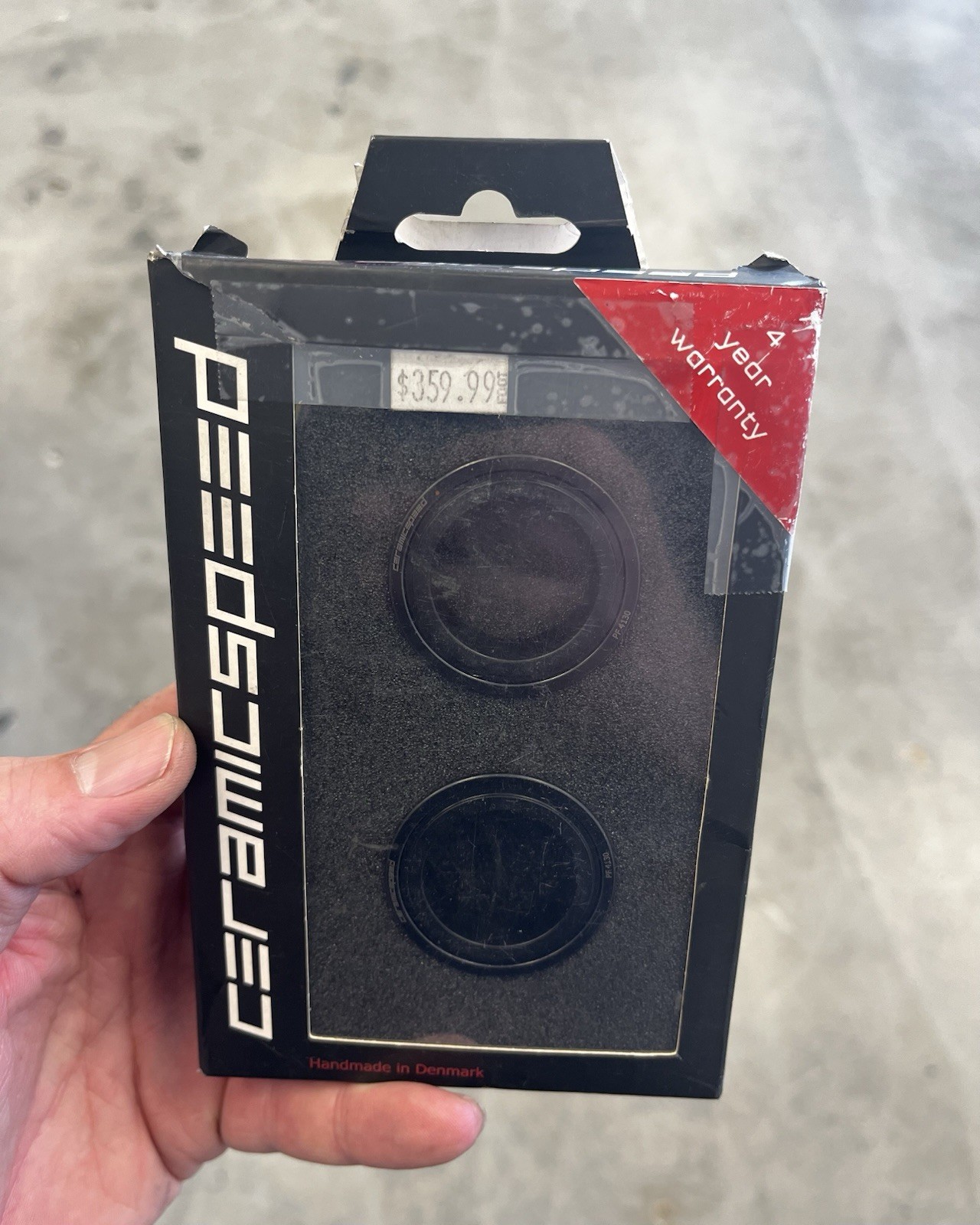 CeramicSpeed BB86 Bottom Bracket, 86mm SRAM DUB Spindle, Part # 106751