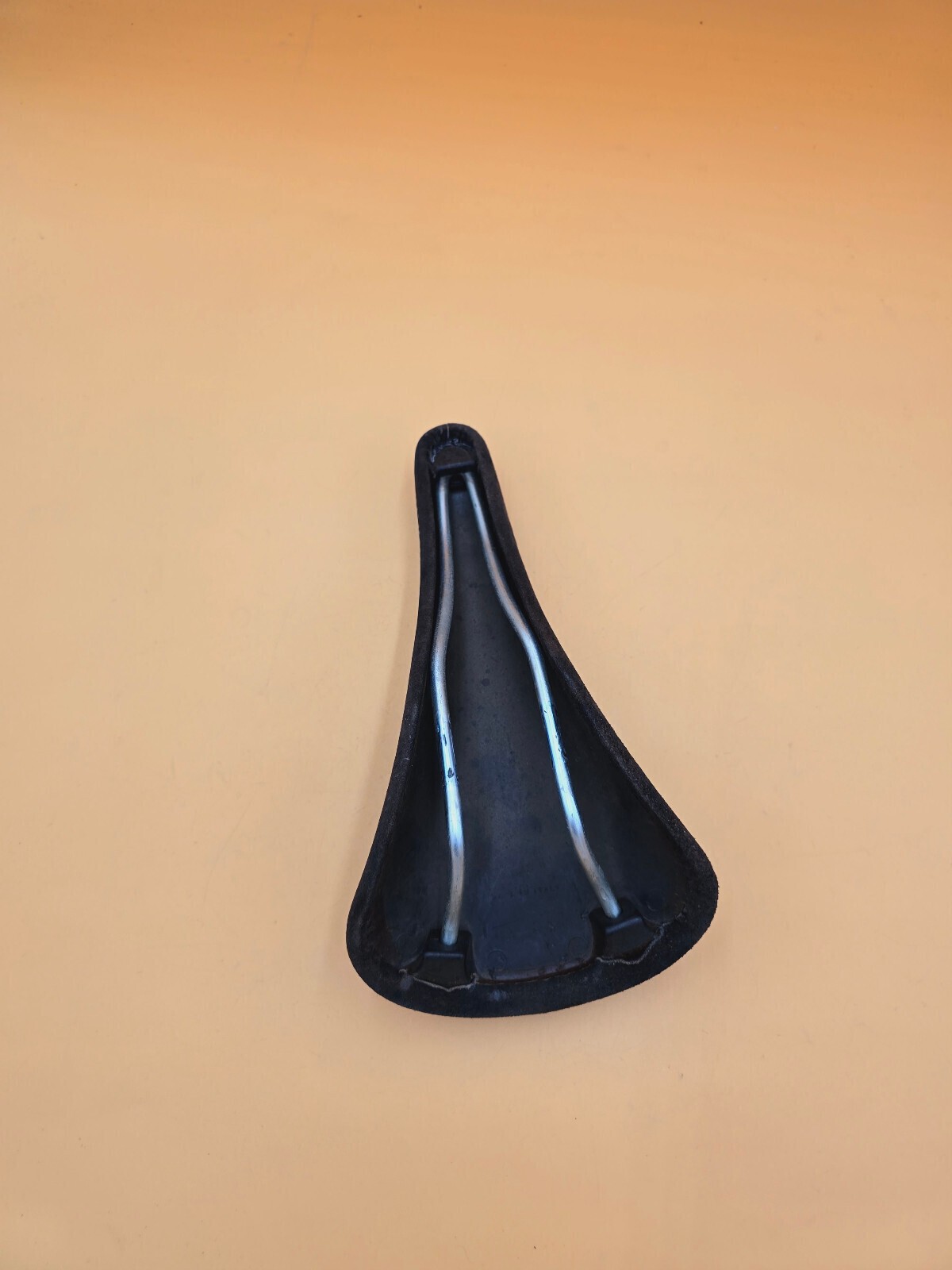 Saddle Selle Italia Bianchi Suede (Imitation?) black saddle vintage retro