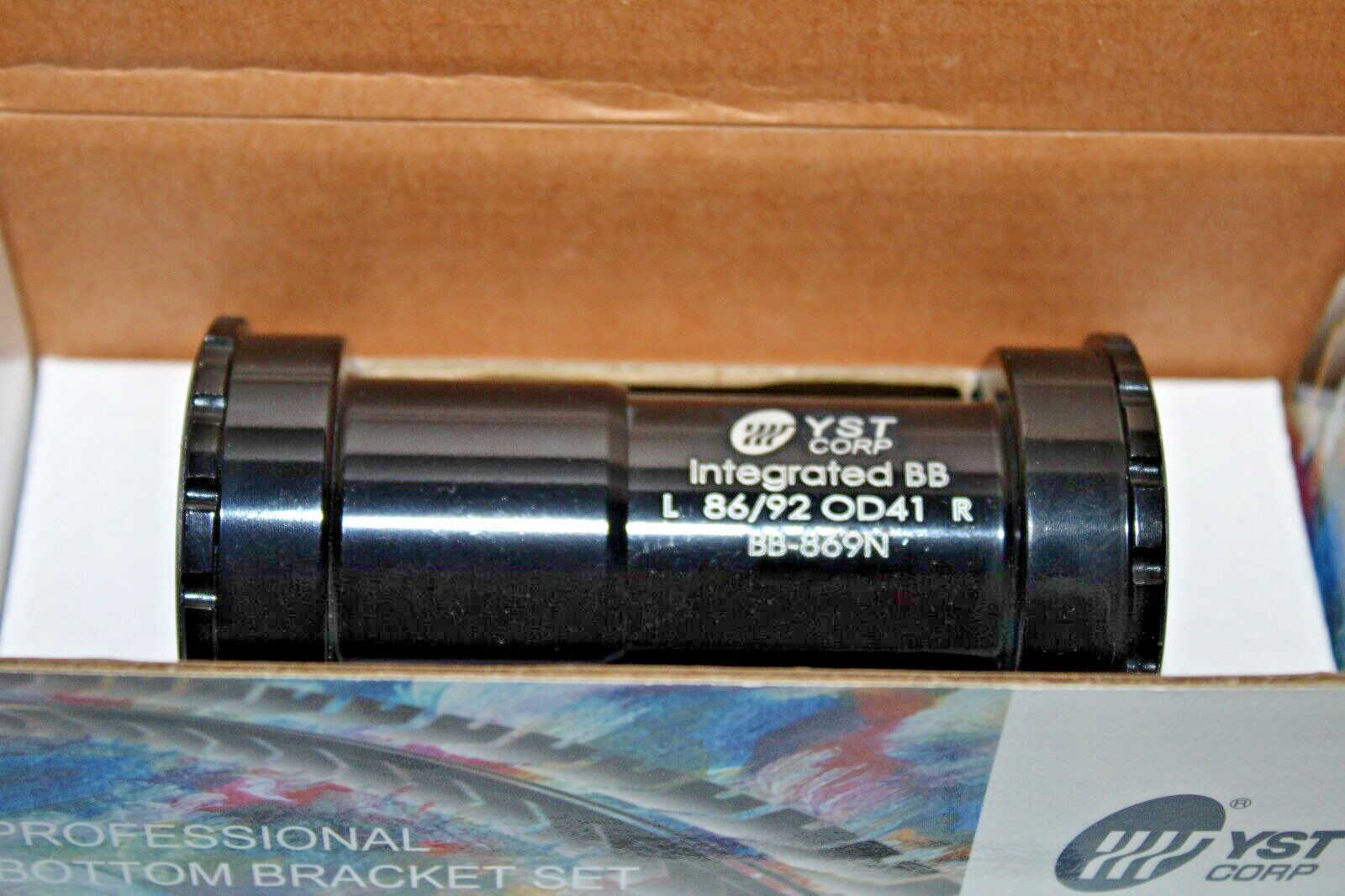YST BB-869N Shim Press Fit Threaded Bottom Bracket 86/92 41mm Shimano Ships Free