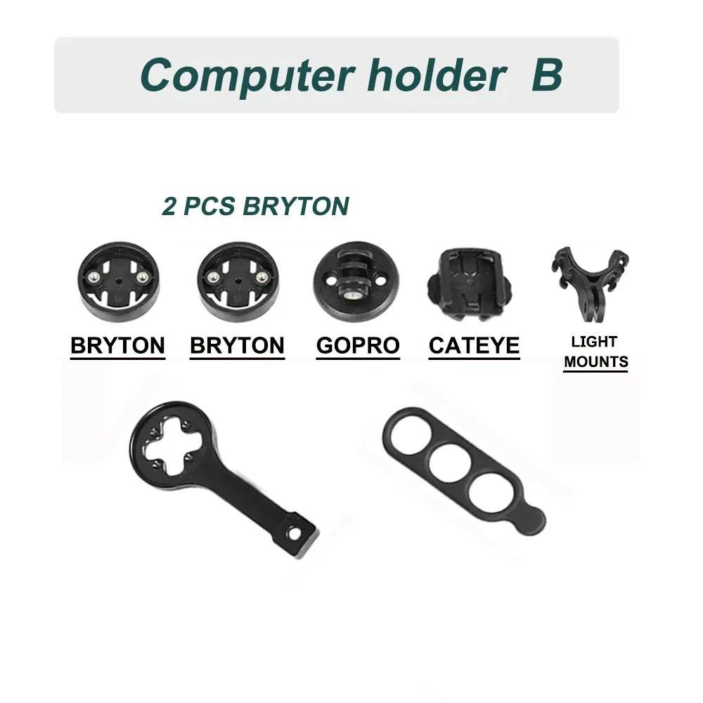 Mountain/Road Bicycle Carbon Stem 3 Degrees Adjust with Computer Mounts