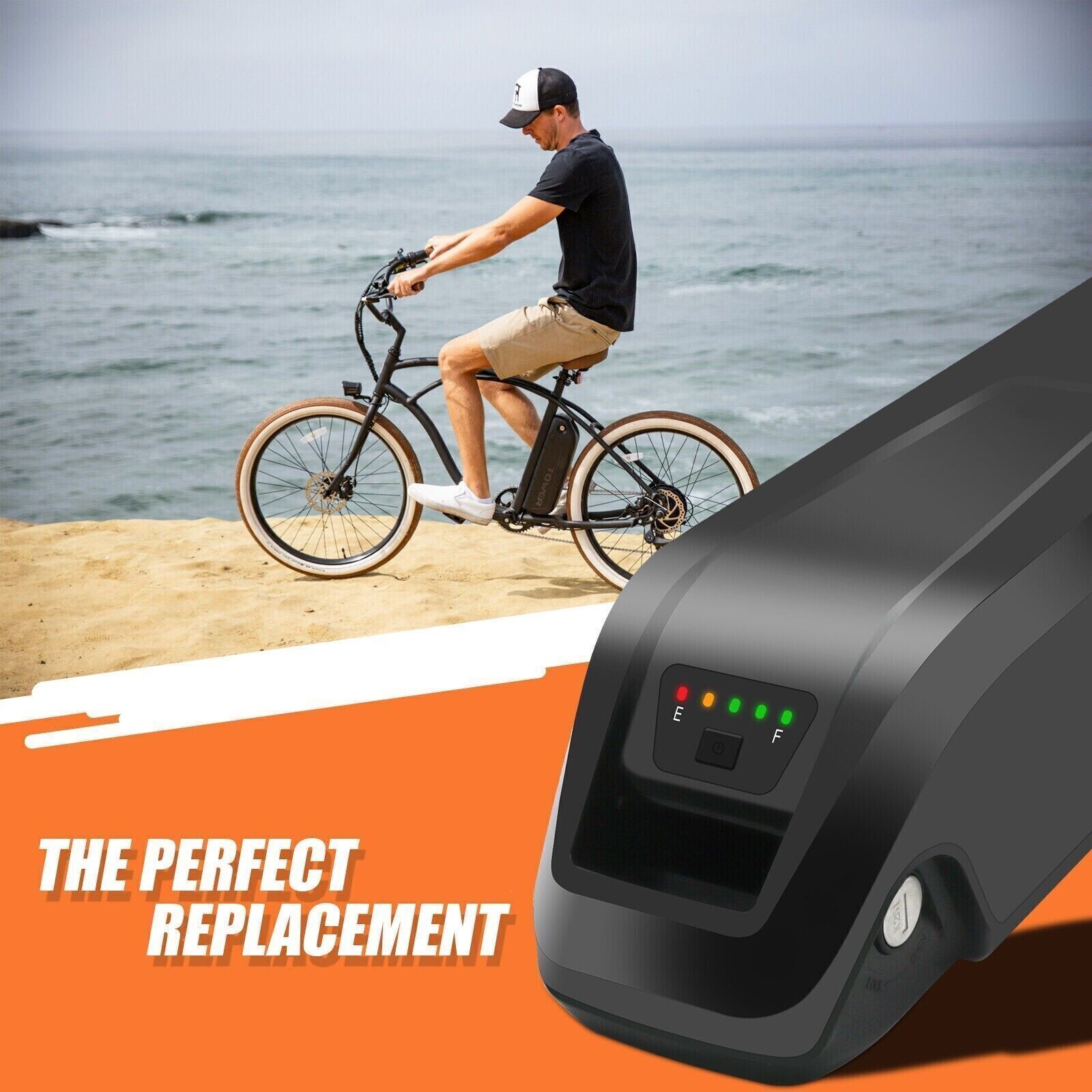 48V 10.4AH Lithium-Ion Ebike Battery For 26″ Vivi F26FUL AMAK00019 Electric Bike