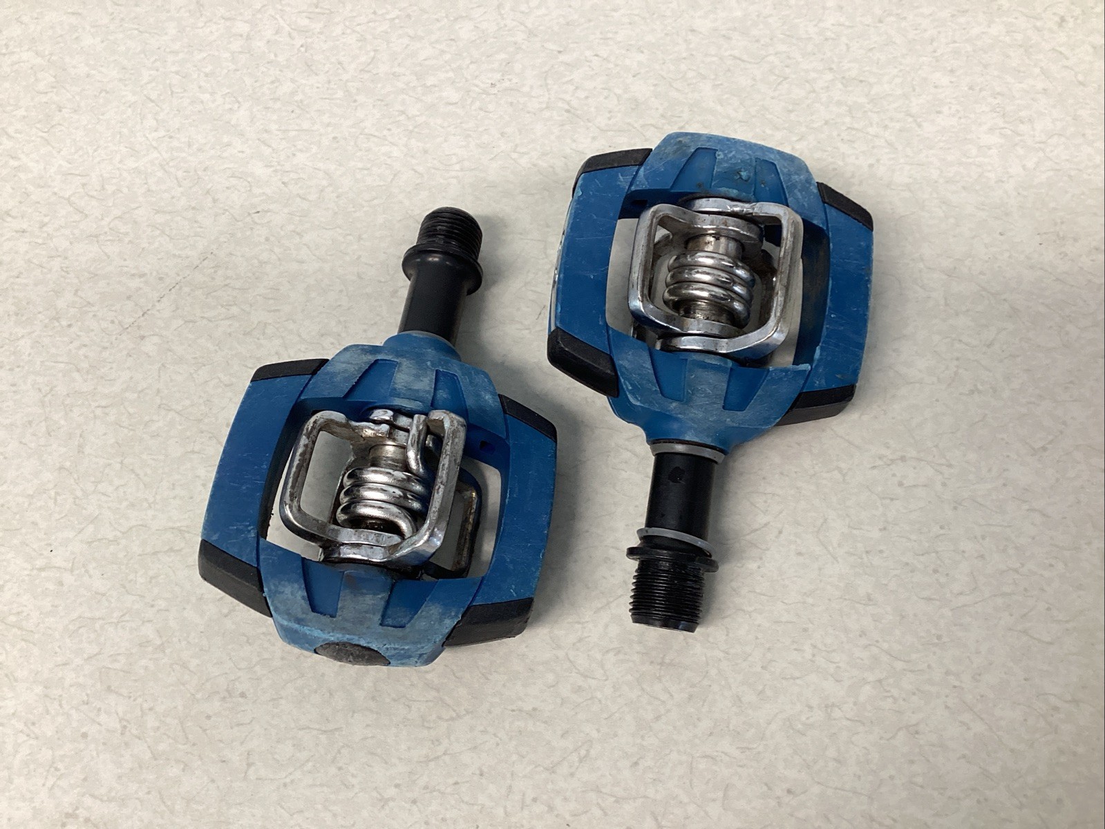 Crank Brothers Candy Style Pedals W/ Egg Beater Mechanism & Candy Platform Blue