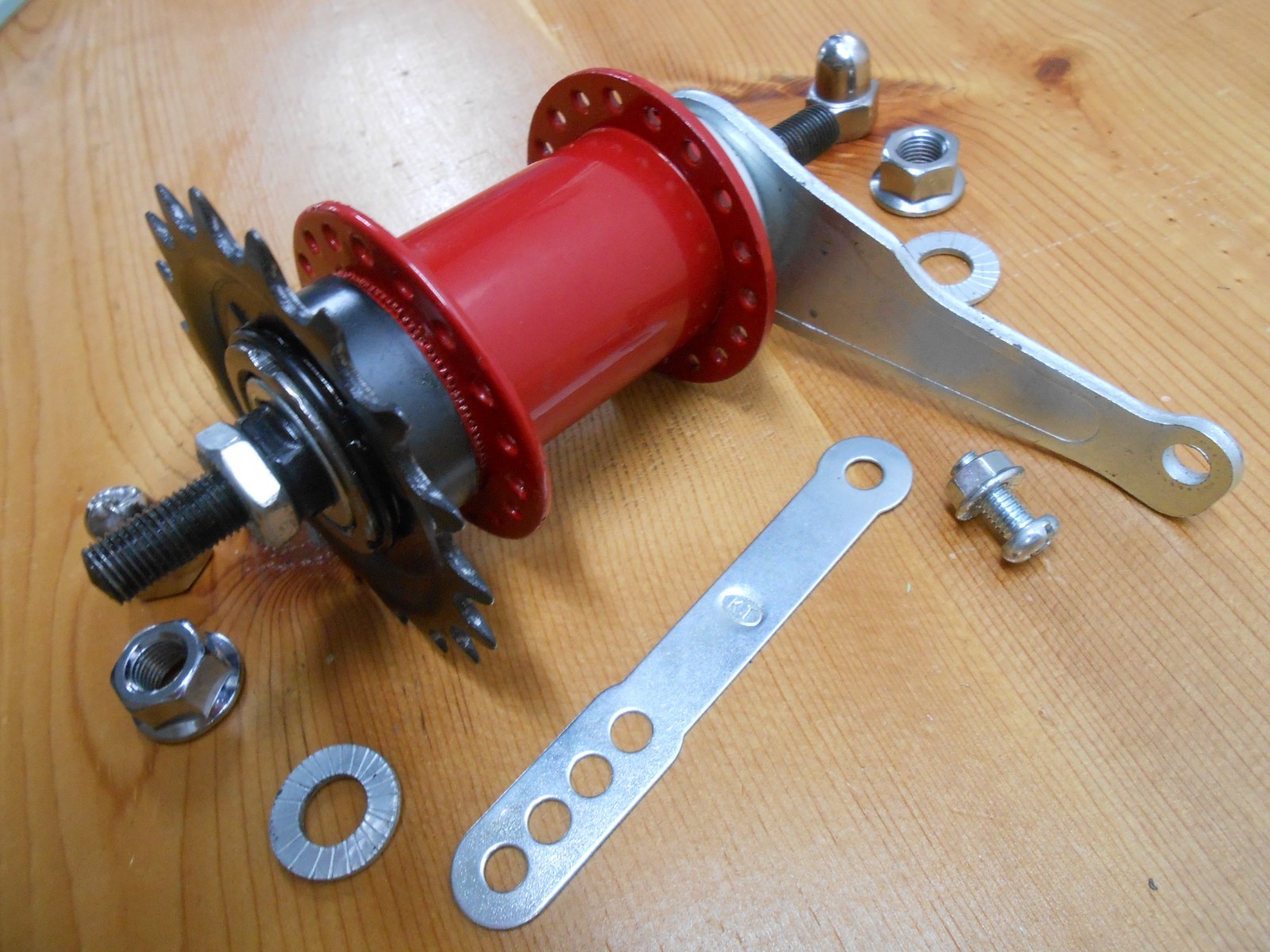 Vintage Falcon Rear SS Bike Hub RED 36H 18T Coaster Cruiser Schwinn 110mmKlunker