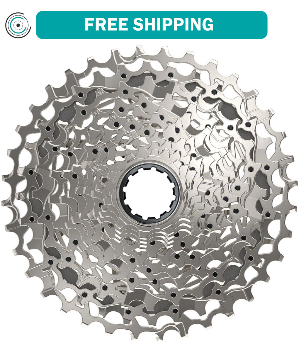 SRAM Rival AXS XG-1250 Cassette – 12-Speed, 10-36t, Silver, For XDR Driver
