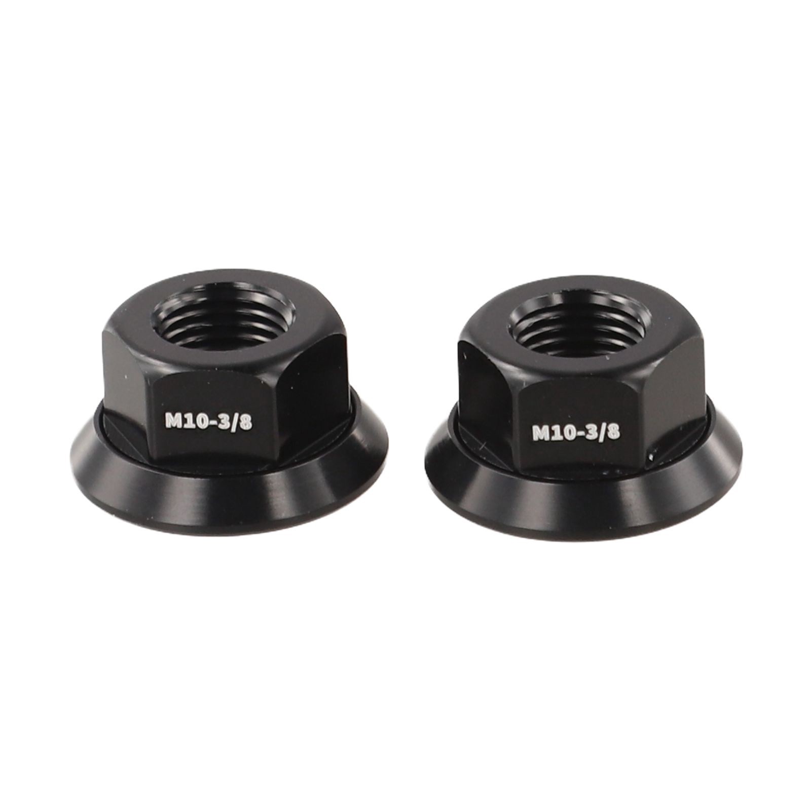 Aluminum Alloy Nuts For Bike Assembly 2pcs Package 7075 Aluminum Alloy Material