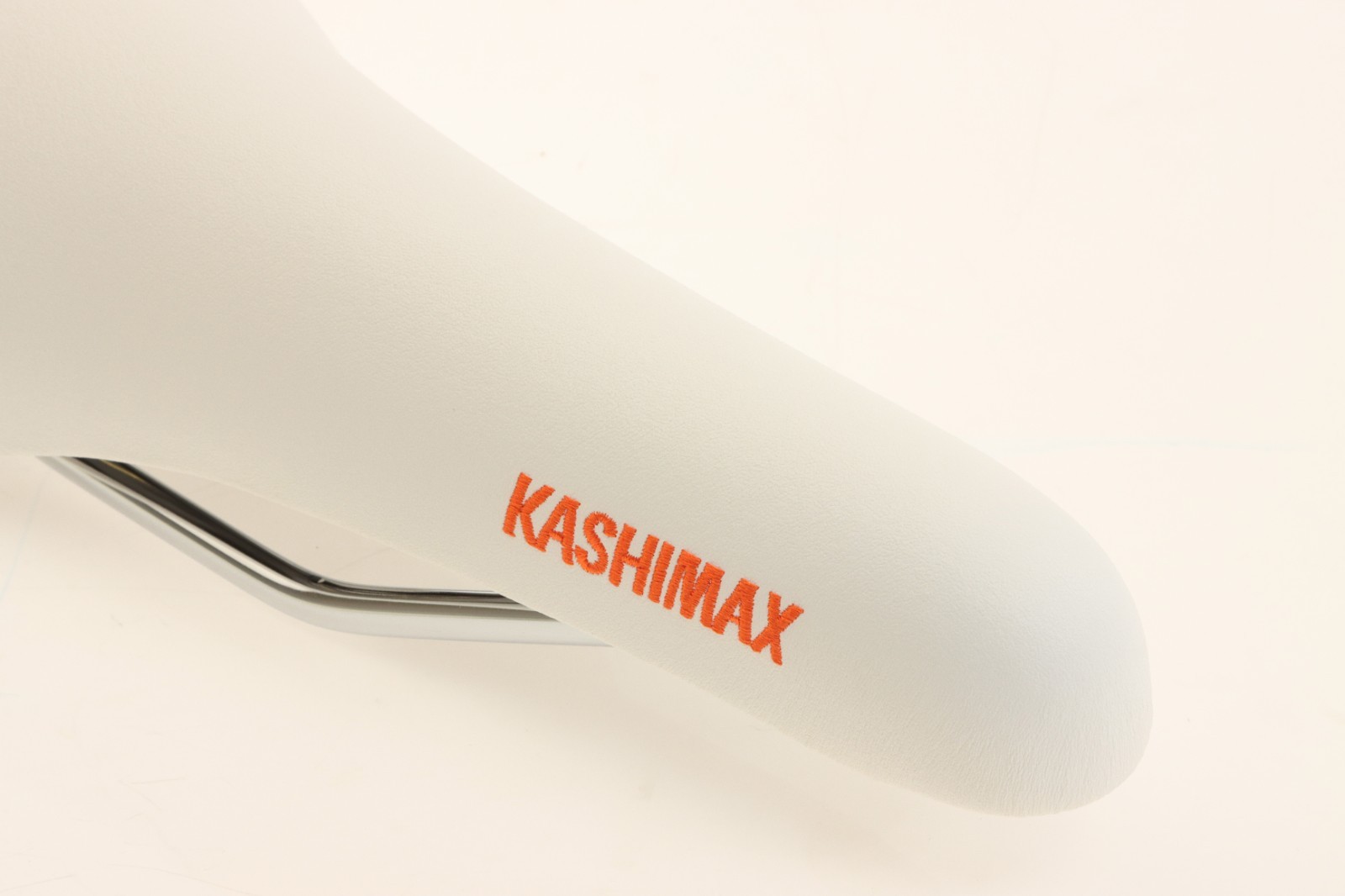 Kashimax x Nagasawa NK-1/AE Leather Padded Saddle LIMITED EDITION White NEW NOS
