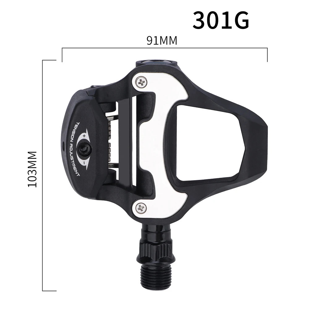 RACEWORK Road Bike Pedals Clipless Clip-On Pedals With Sealed Bearings Nylon Ult
