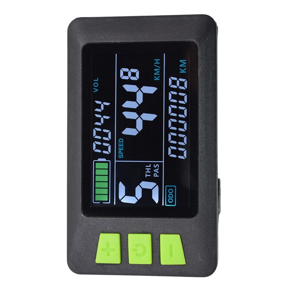 P3C 5PIN Electric Bike LCD Display Meter E Scooter LCD Panel with USB UART2832