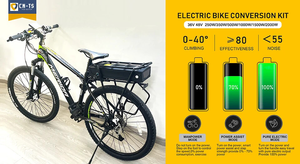Electric Bicycle Color Display with USB 24V/36V/48V/52V/60V72V E-bike Display