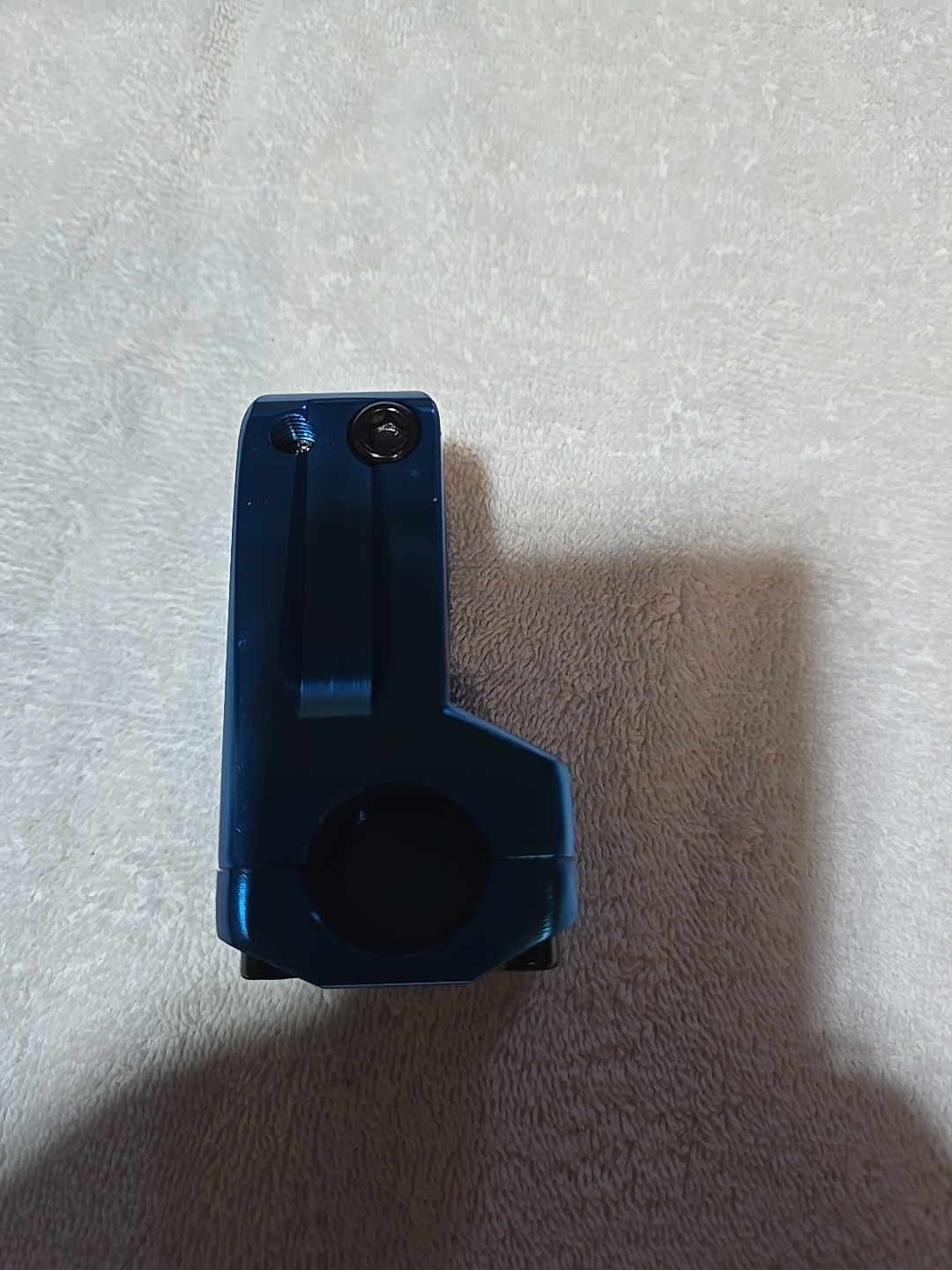 Origin8 Fix8 Stem Threadless Clamp 25.4mm Length 50mm 0 Deg Blue Aluminum BMX