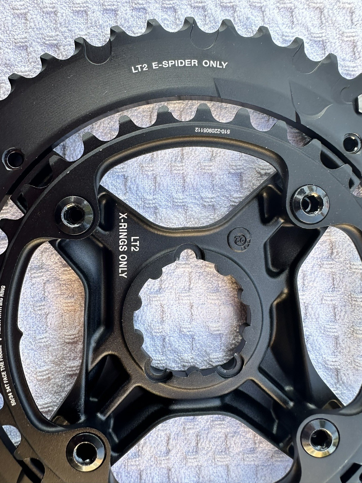 PRAXIS Works X-KIT Chainring/Spider Set 50/34T Direct Levantine II. 10-11-12 sp