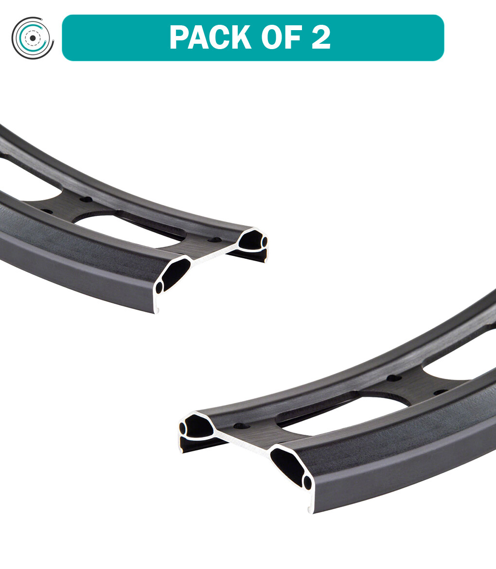 2 Pack Alex Blizzerk 70 Rim 27.5″ 32h Black Double Wall Fat 70mm 650b ETRTO 584