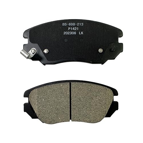 Front and Rear Ceramic Brake Pads for 2010-2017 Chevy Equinox GMC Terrain,
