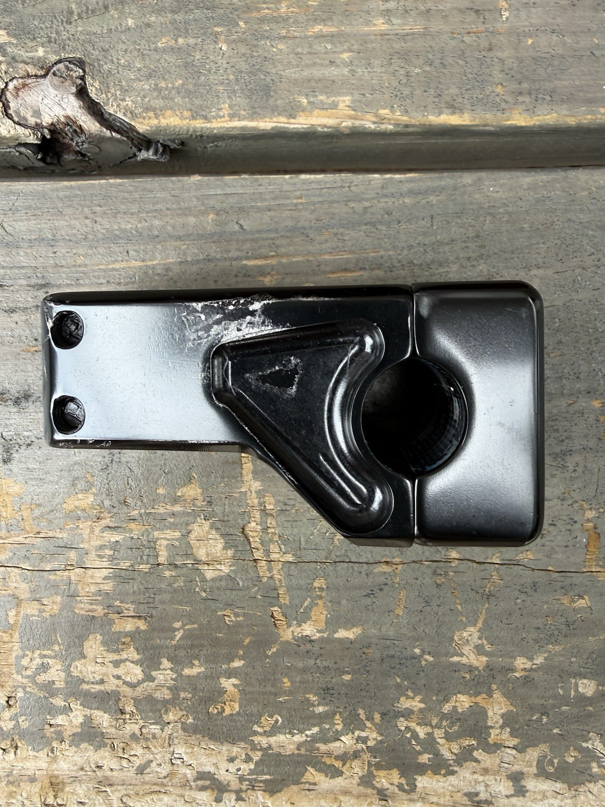 Adventure Components AC 1 1/8 Threadless BMX Front Load Stem Black Mid School
