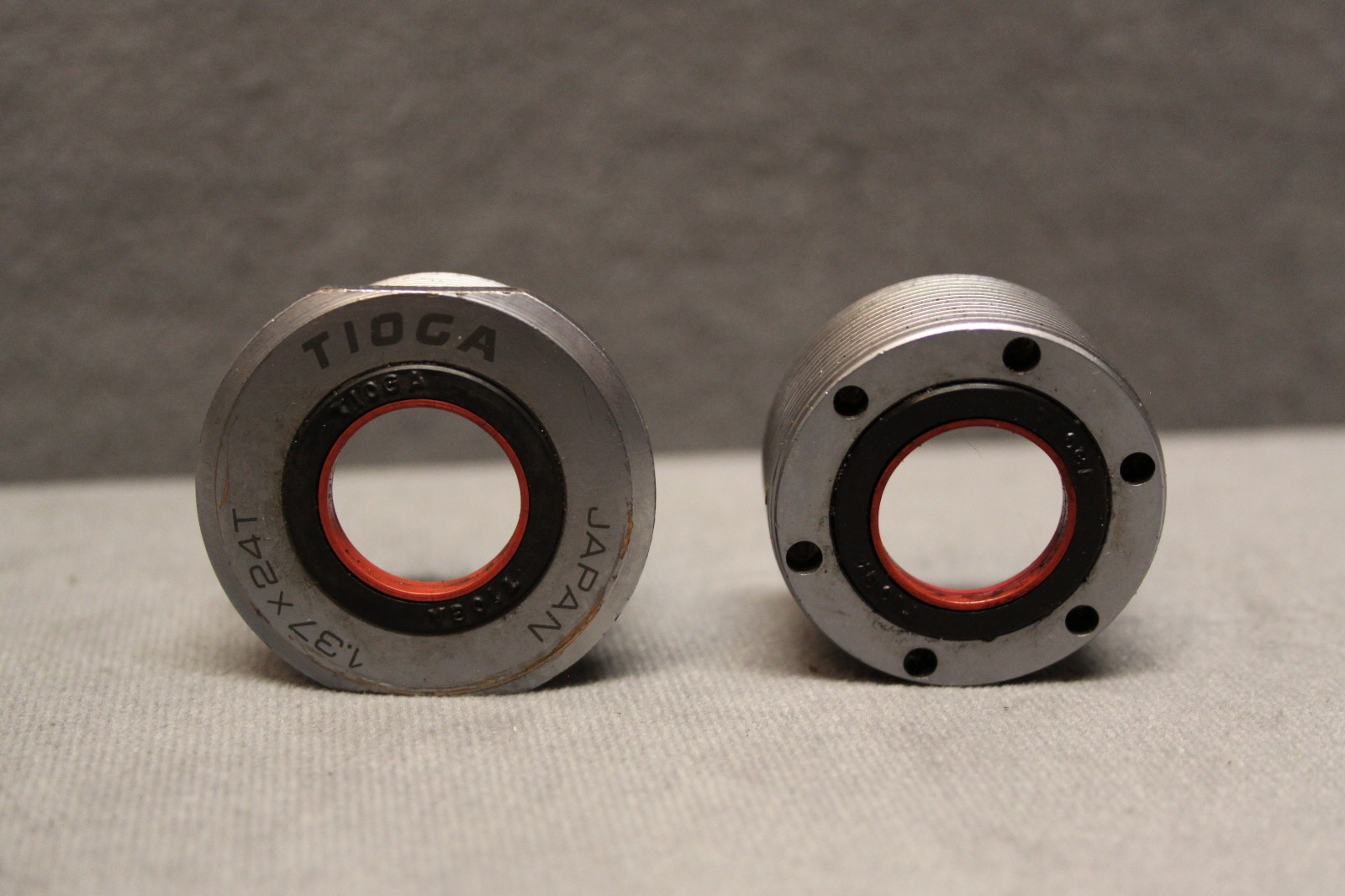 Tioga Bottom Bracket Cups, English, BSA Thread 1.37 x 24 TPI