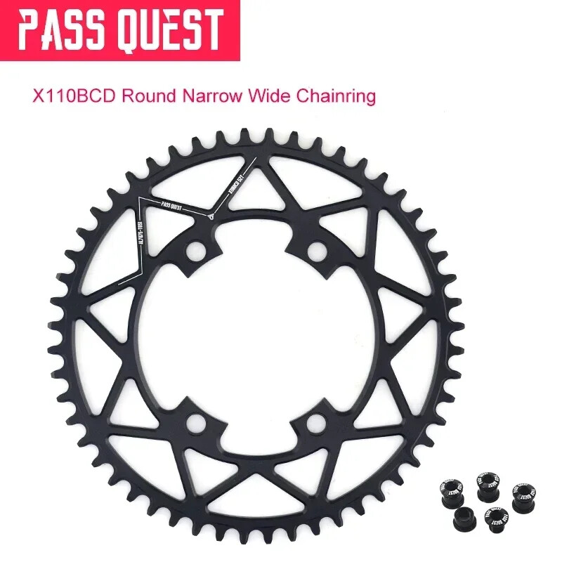 110BCD Road Bike Crankset Chainring Narrow Wide Chainwheel 36T-58T for SHIMANO