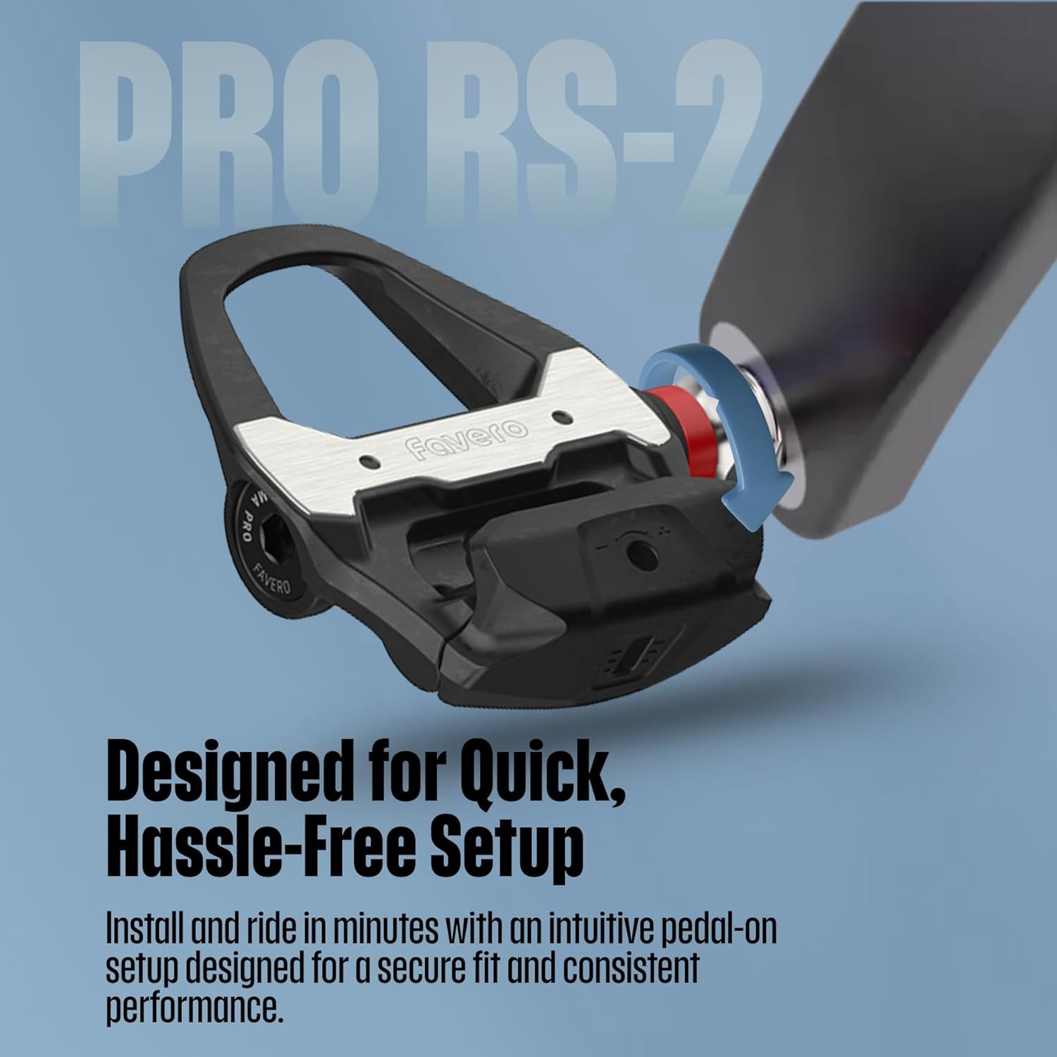 Favero Assioma PRO RS-2 Dual-Sided Power Meter Pedals Shimano SPD-SL