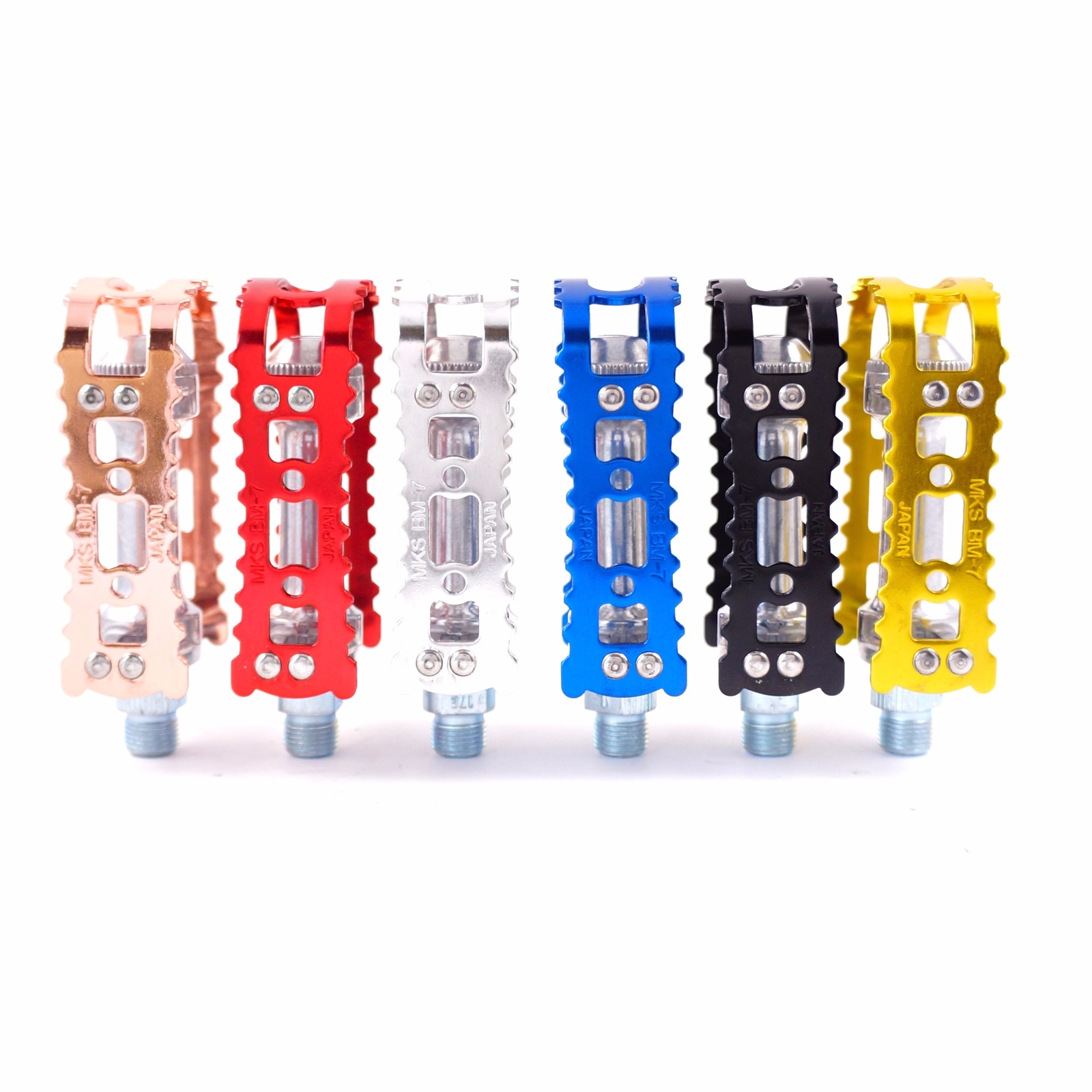 MKS BM-7 MTB BMX Old School Urban Bike 9/16″ Pedal Alloy Anodized Bicycle pedal