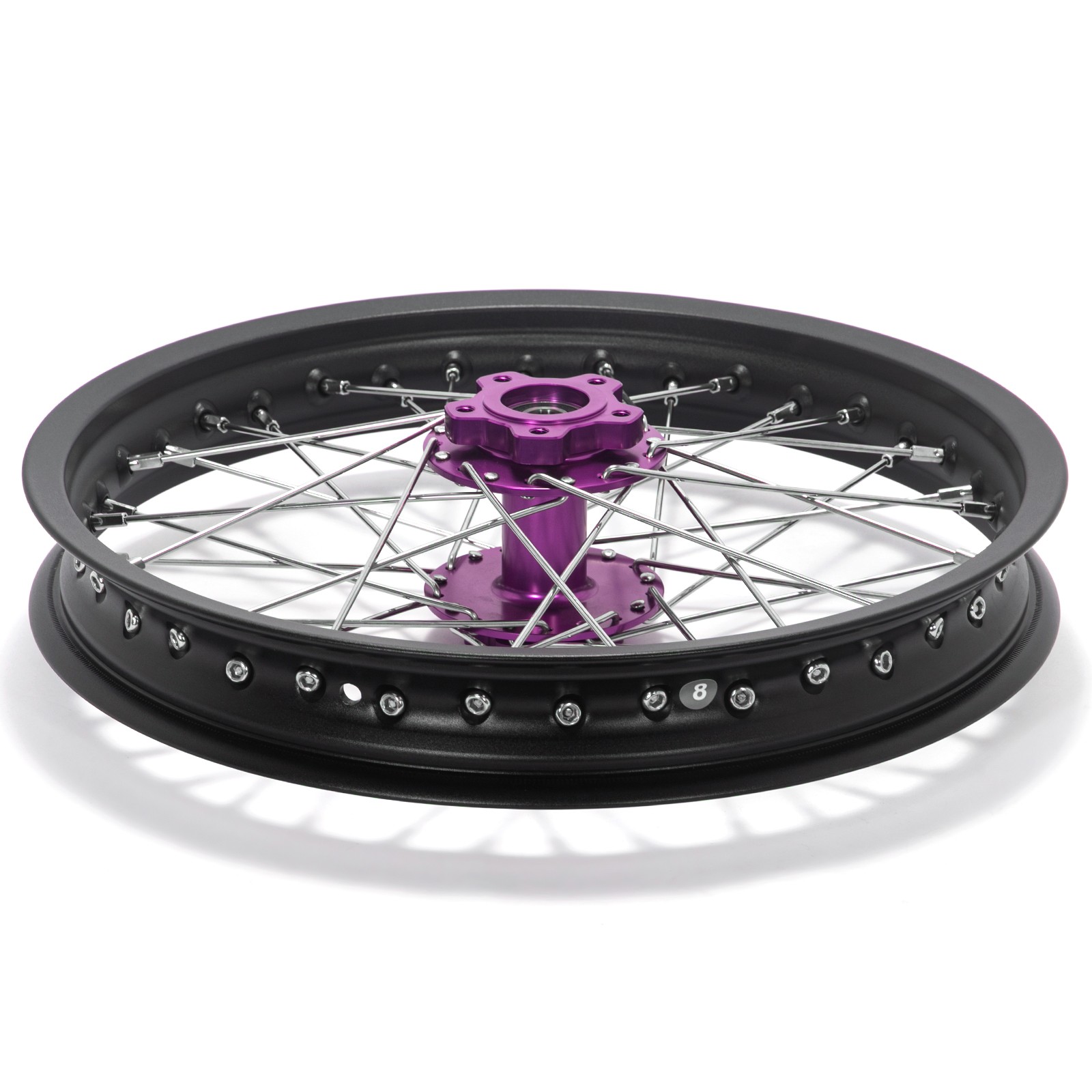 TARAZON 16″x1.85 Spoked Rear Wheel Purple Hub For SurRon Light Bee LBX Dirt Bike