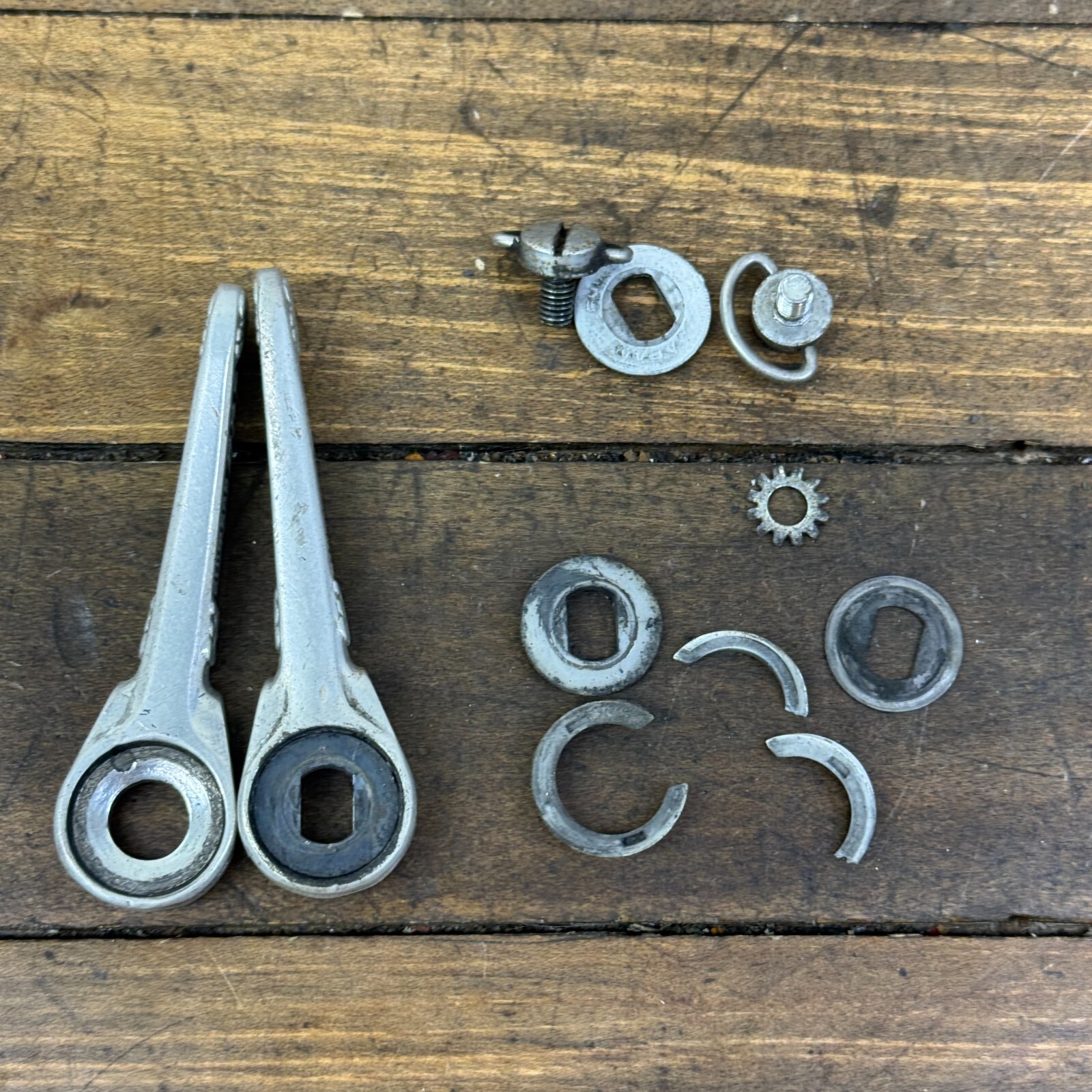 Vintage Shimano 600 Arabesque Shift Levers Shifters PARTS ONLY Down Tube Braze