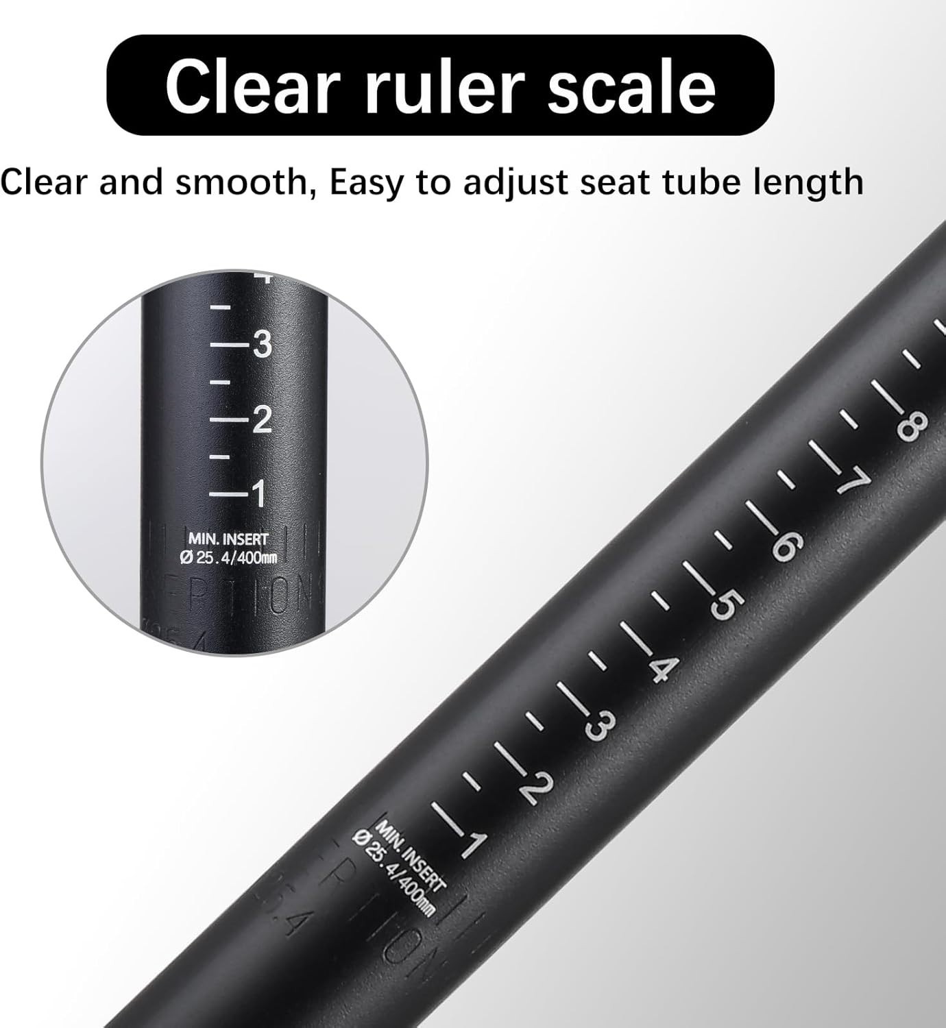 Durable 400mm Bike Seatpost – Universal Fit for Mountain, Road & Fixed Gear