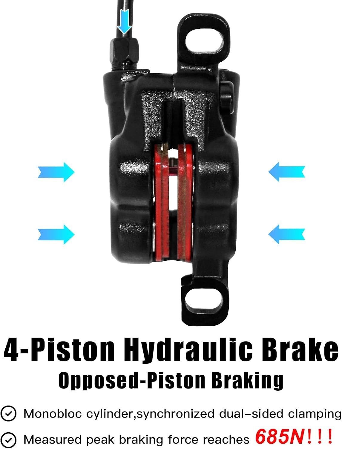 Silent MTB Disc Brake Kit with PM/is Adapter