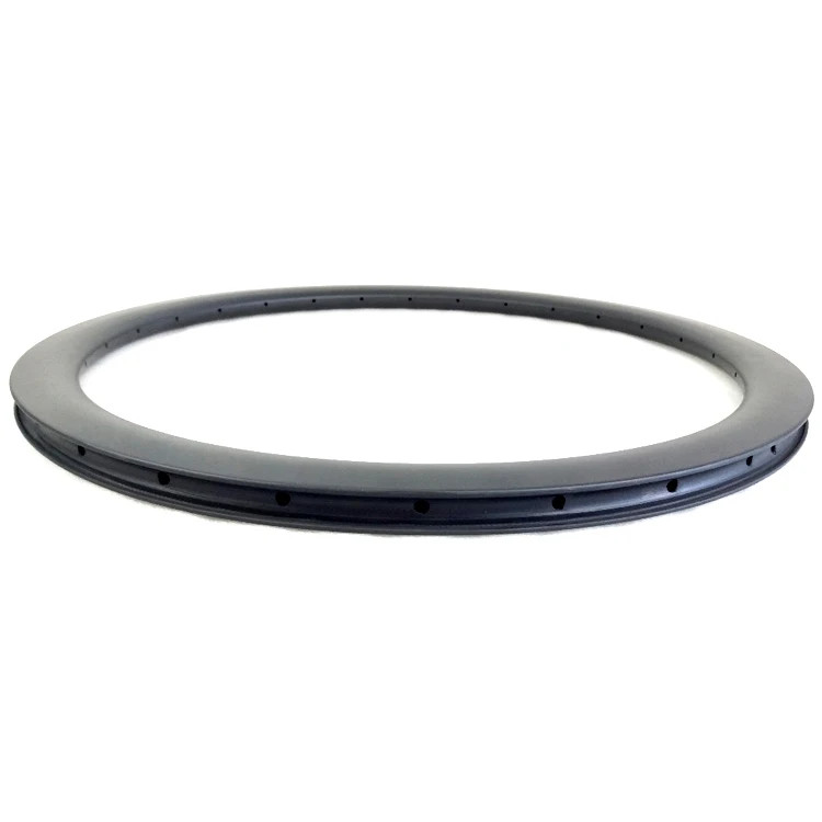 700C Carbon Rim 30/35/40/45mm Depth Hookless Tubeless Light Disc Brake Ring