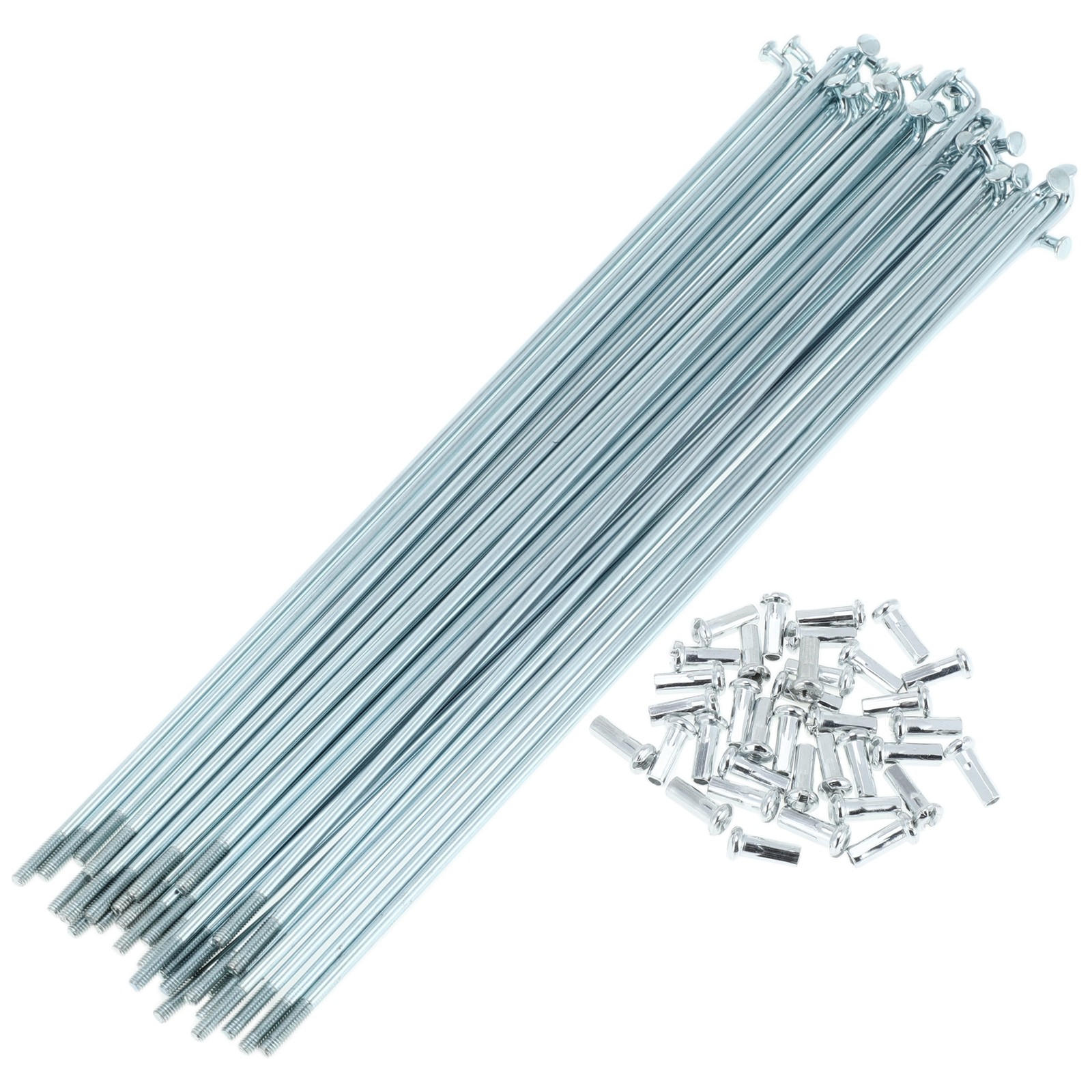 1 Set 13G 185mm Spokes and Nipples Bike Steel 45 Galvanized Universal