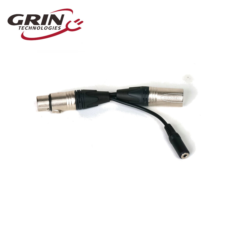 Grin XLR to XLR 4-Pin Cable, TRS Comm Port, Juiced ODK U500, up to 15A