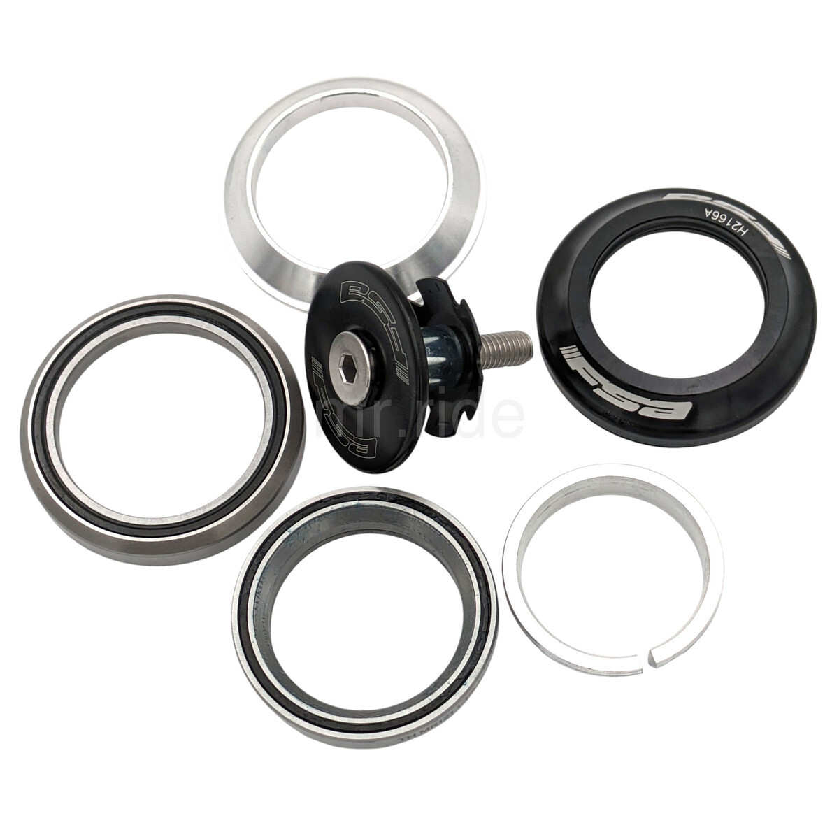 FSA No.44E 1-1/8″ to 1-1/4″ Tapered Headset, OD 47mm/52mm, Incl. top cap