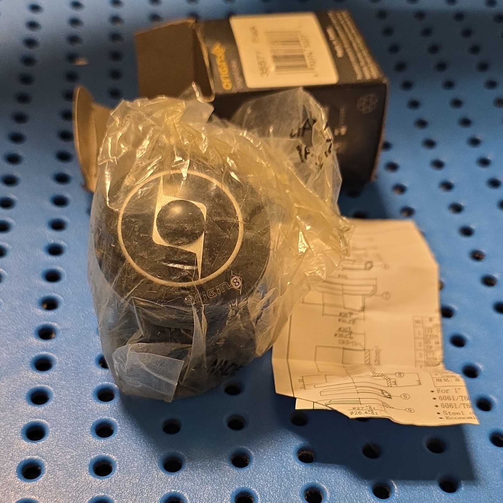 Origin8 Pro-Fit Threadless EC Headset 1in 25.4mm Steerer 30.2 Black