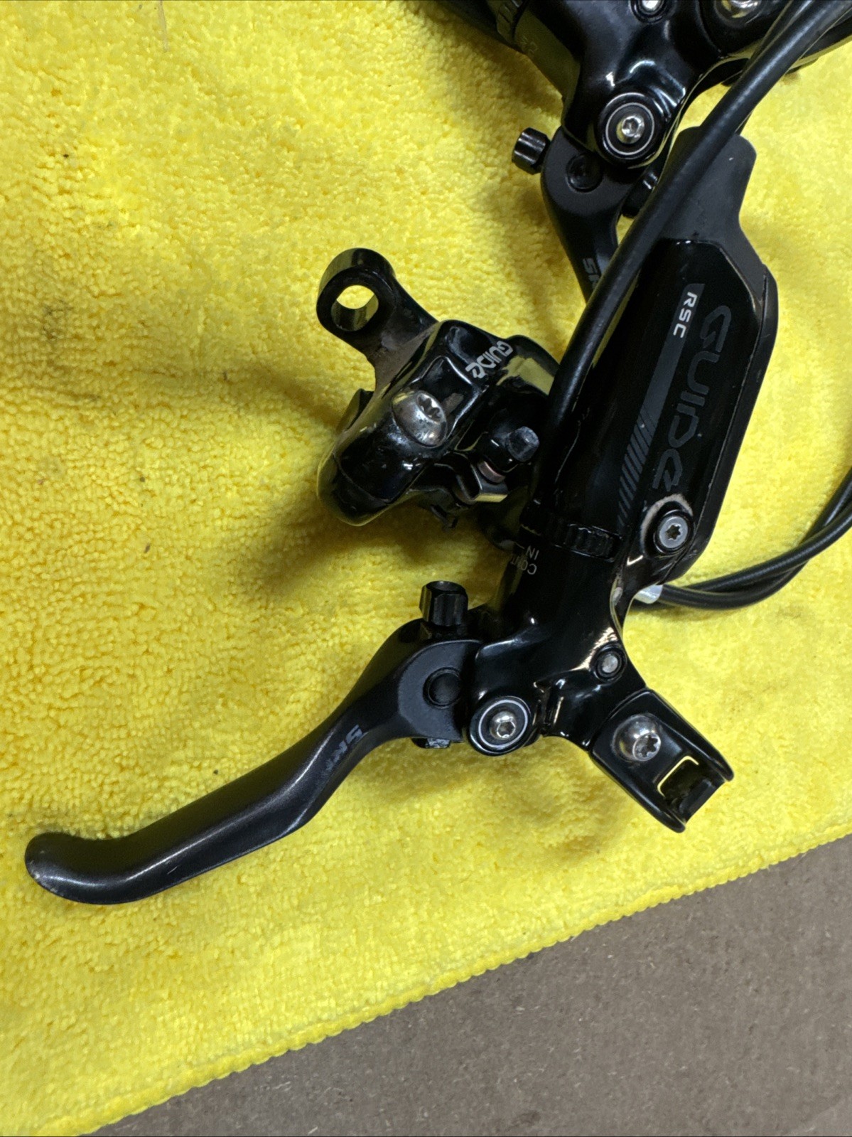 SRAM Guide RSC Hydraulic Disc Brake Set Caliper Lever PAIR For Parts or Repair