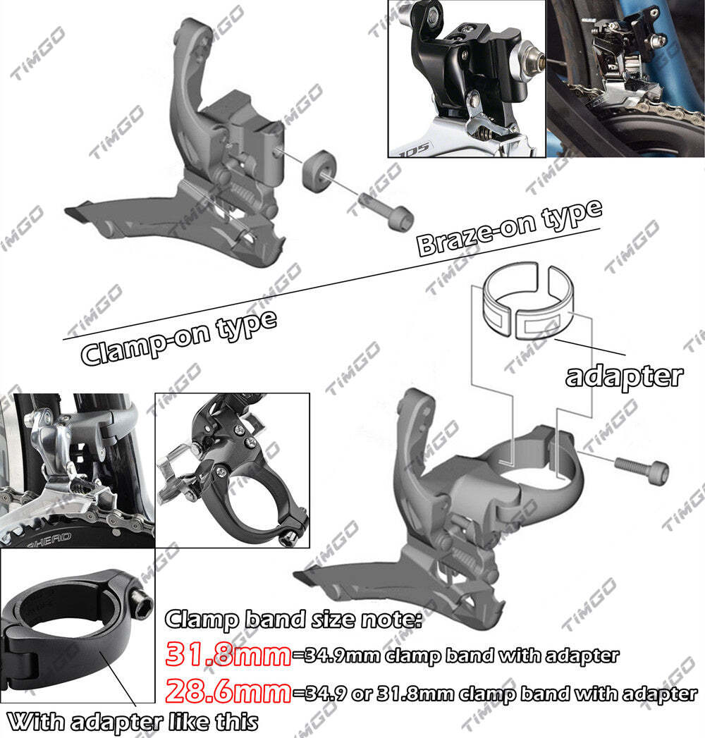 Shimano Altus M310 MTB Bike 2×8 Speed FD-M315 RD-M310 Front Rear Derailleur Set