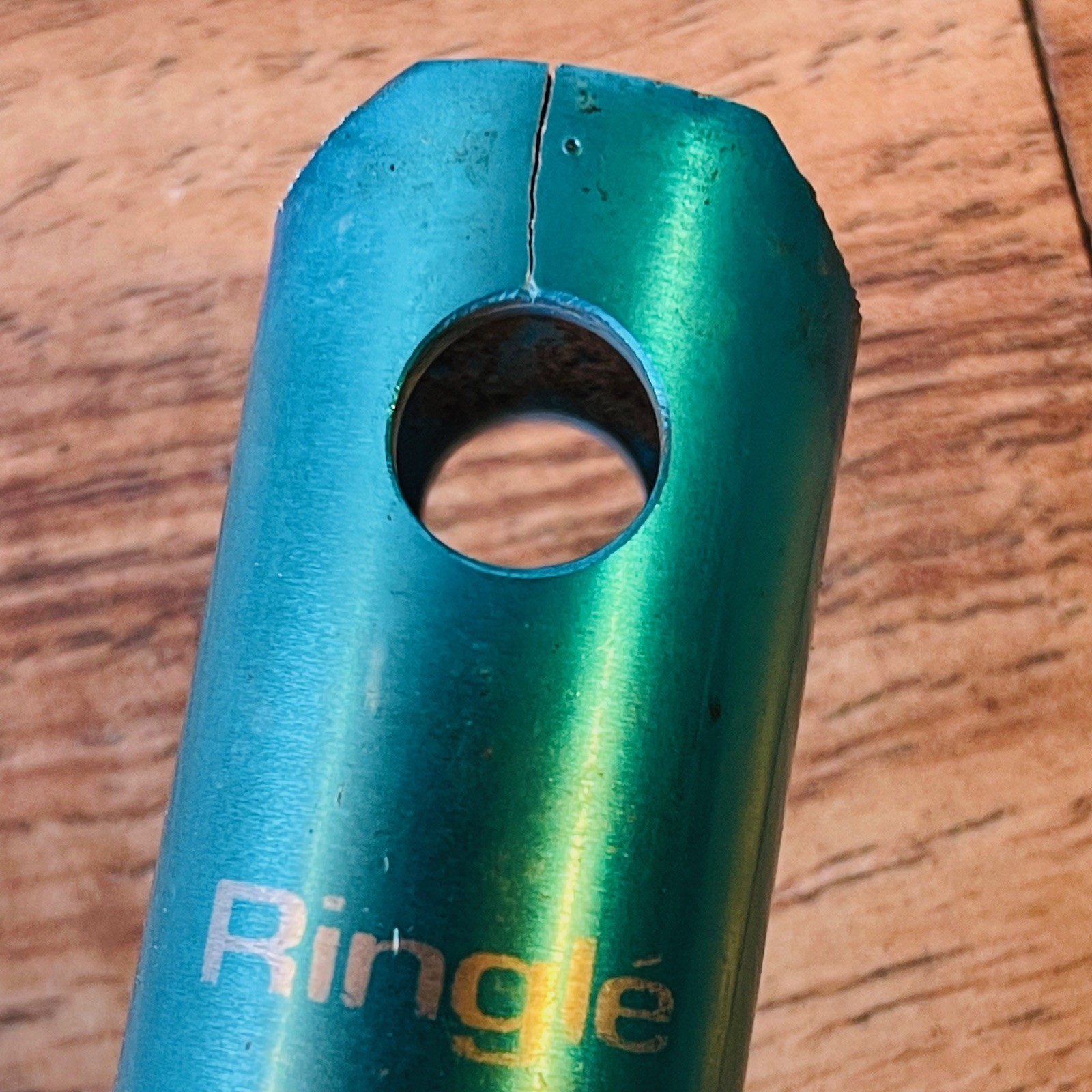 Vintage Ringle Moby Seatpost 27.2 350 Blue Ano Yeti Turquoise CRACKED PARTS ONLY